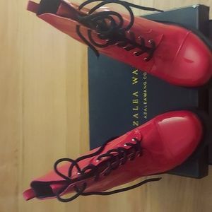 AZALEA WANG RED BOOTS